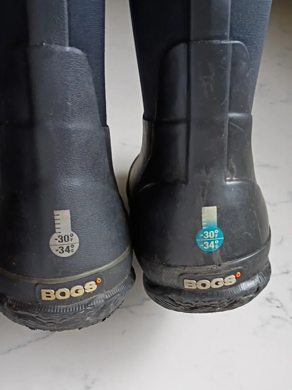 Bogs Waterproof Black Waterproof Neoprene Rain Boots
